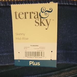 Terra & Sky Dark Blue Skinny Jeggings